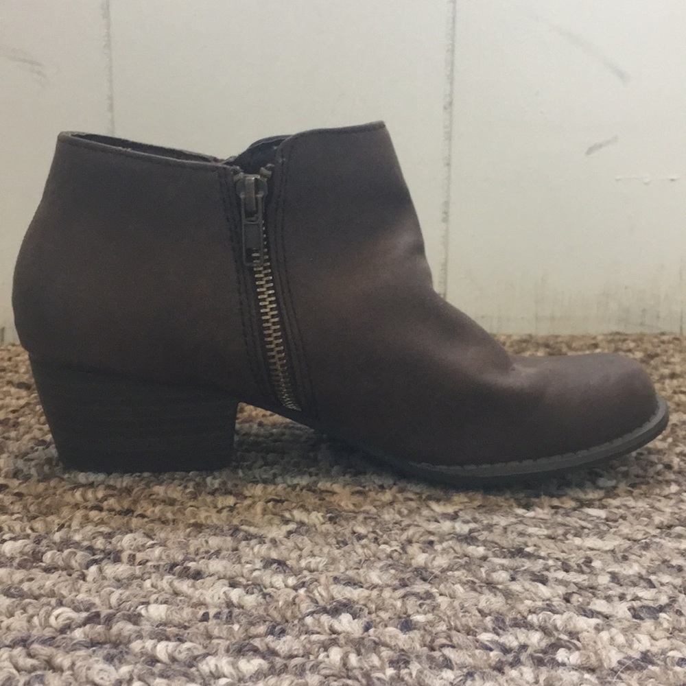 Unionbay Brown Ankle Booties